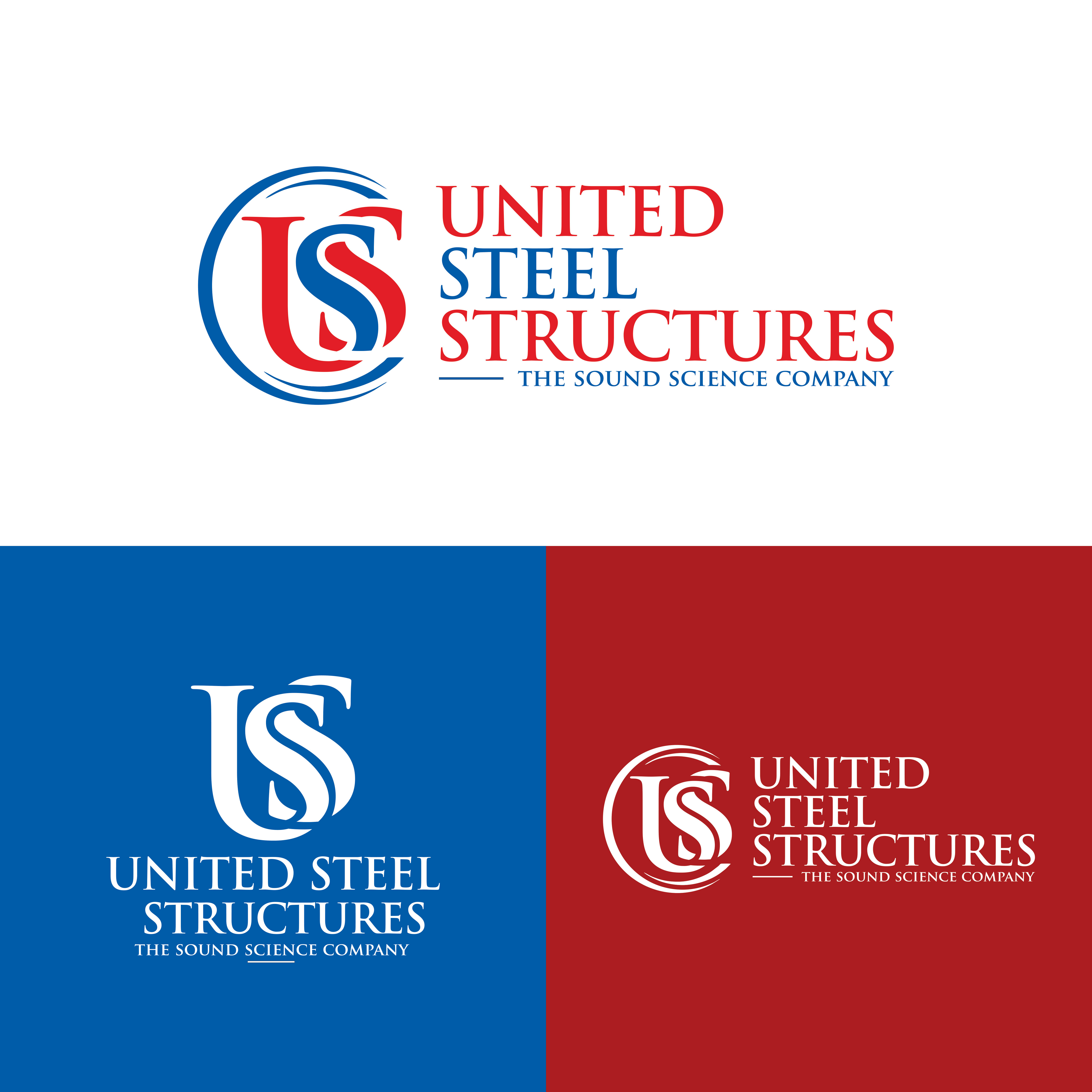 Logo Design by Bluesnail for United Steel Structures, Inc.  | Design #37290296