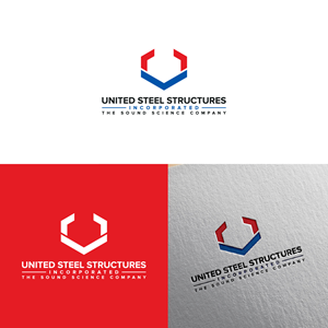 Logo Design by 4tech services for United Steel Structures, Inc.  | Design: #37268746