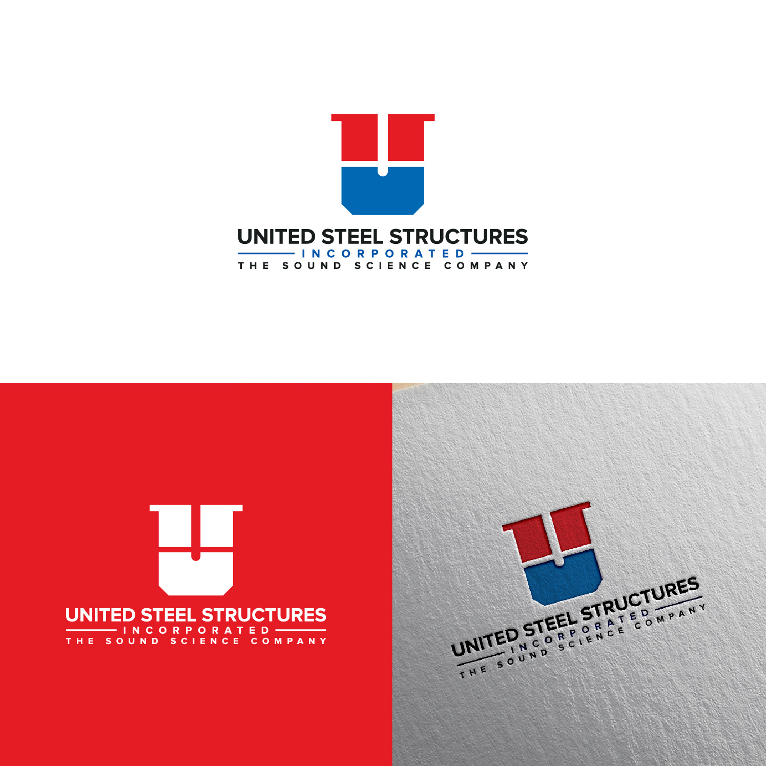 Logo Design by 4tech services for United Steel Structures, Inc.  | Design #37268747