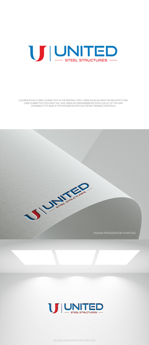 Logo Design by zebronicgraphic for United Steel Structures, Inc.  | Design: #37273012