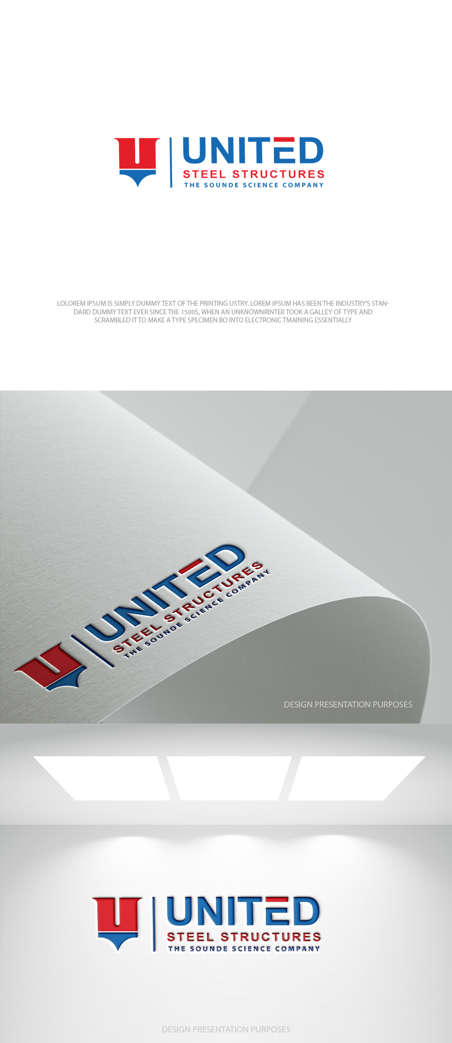 Logo Design by zebronicgraphic for United Steel Structures, Inc.  | Design #37292921