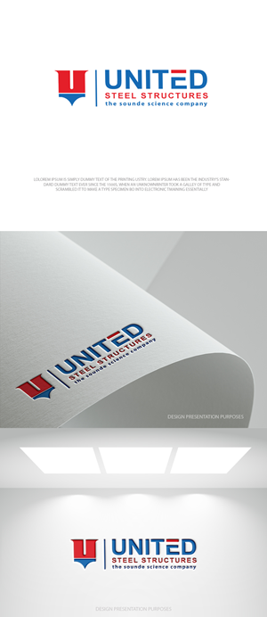 Logo Design by zebronicgraphic for United Steel Structures, Inc.  | Design: #37298582