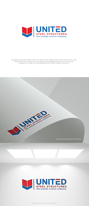 Logo Design by zebronicgraphic for United Steel Structures, Inc.  | Design: #37339650