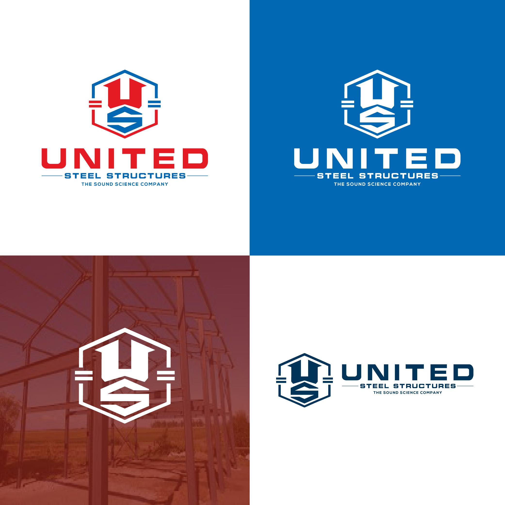 Logo Design by AL-BARAKAH for United Steel Structures, Inc.  | Design #37271922
