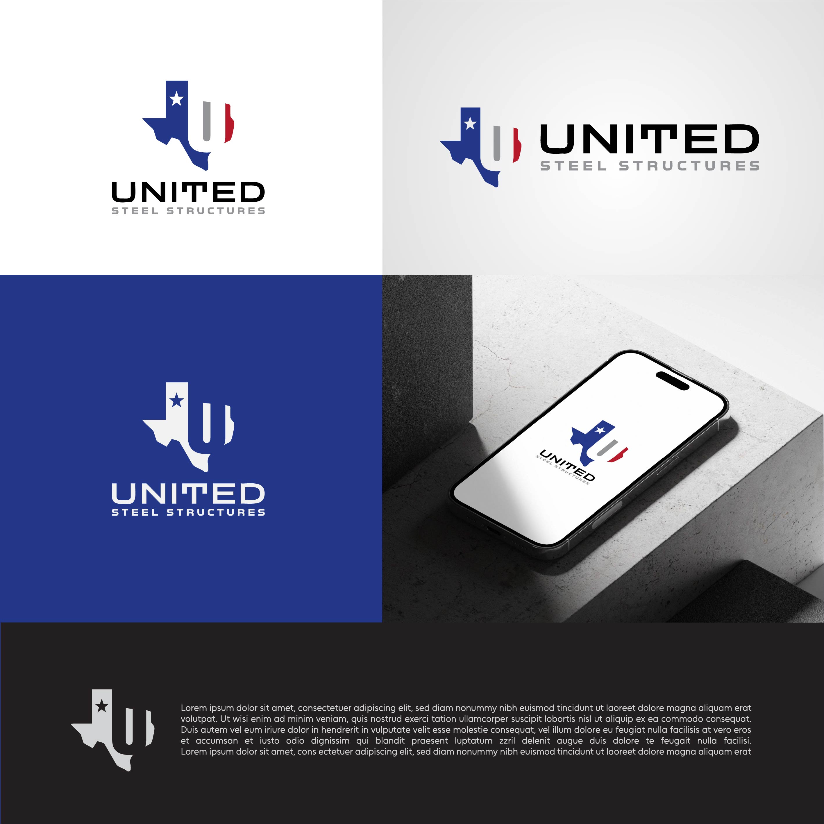 Logo Design by genzo for United Steel Structures, Inc.  | Design #37290967