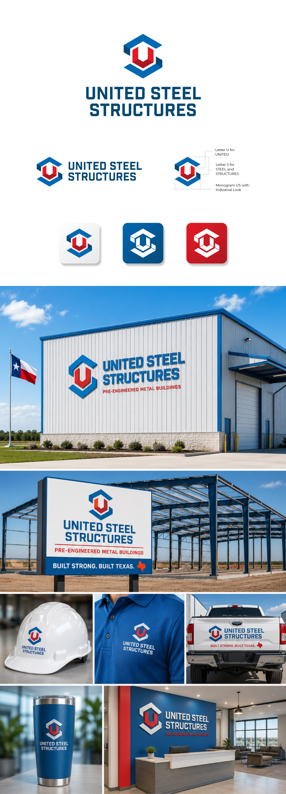 Logo Design by yudaharv for United Steel Structures, Inc.  | Design #37270531