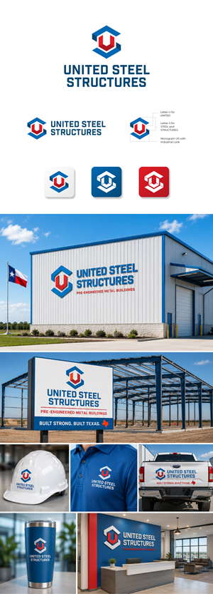 Logo Design by yudaharv for United Steel Structures, Inc.  | Design: #37270531