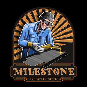 Design Graphique par Soumen Sinha pour Milestone Industrial Steel  | Design : #37271555