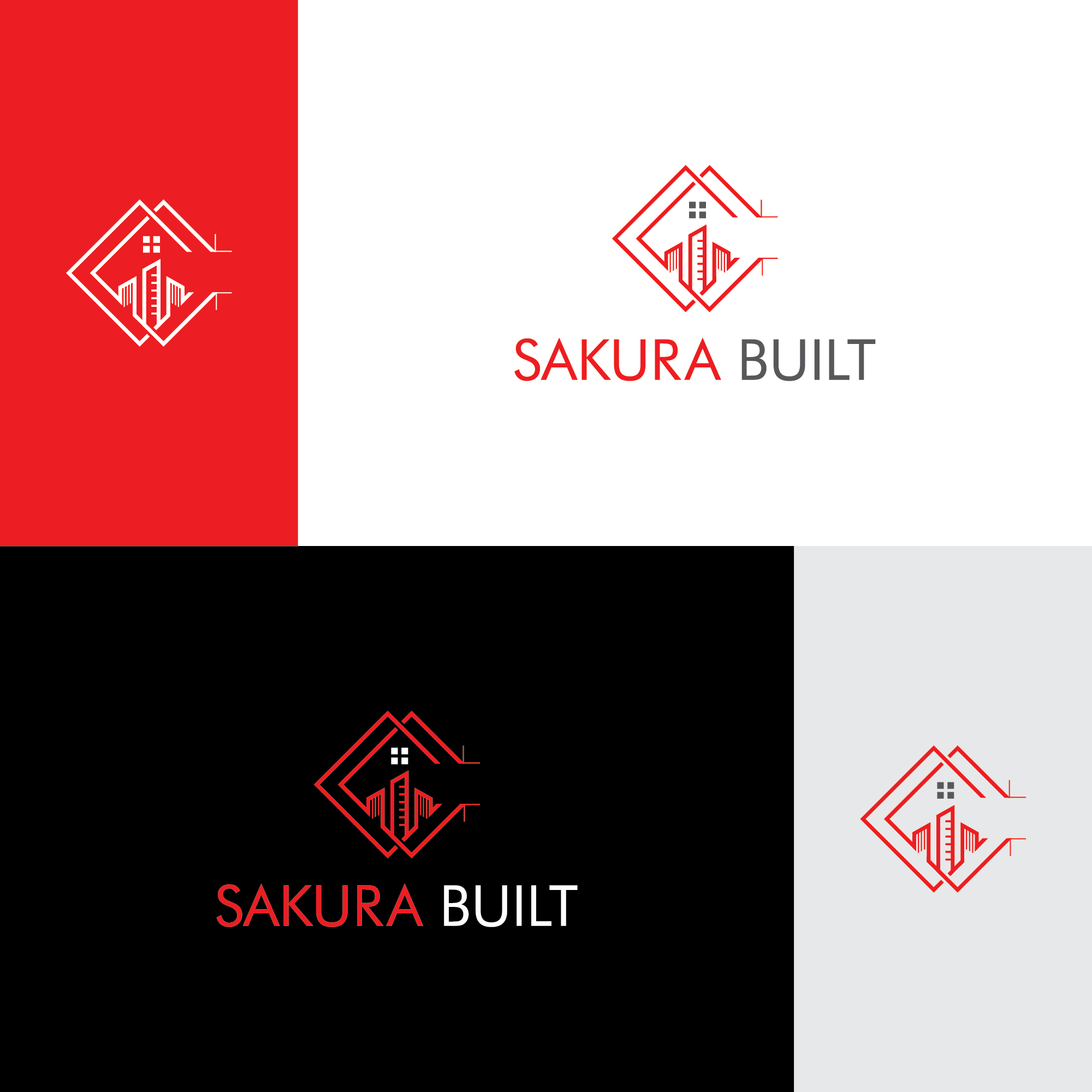 Diseño de Logo por Deziners Zone para Sakura Built | Diseño #37273577