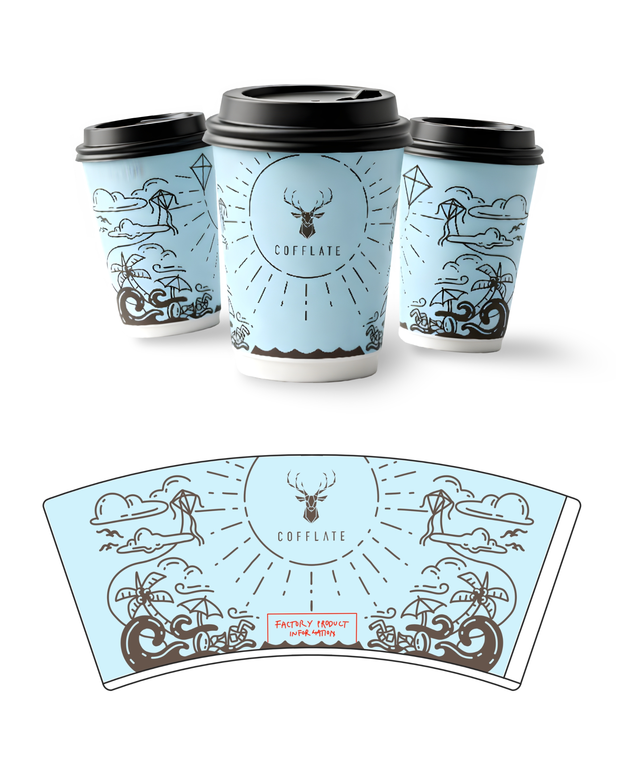 Tasse- und Becher-Design von parasaa für COFFLATE | Design #37286276