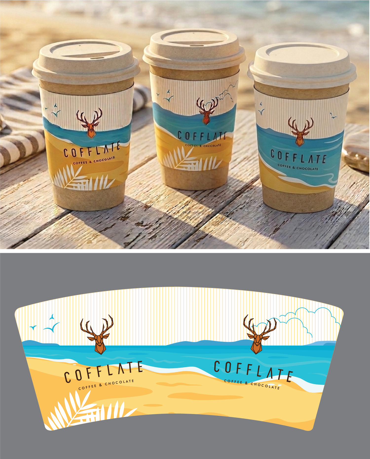 Tasse- und Becher-Design von AbuBD für COFFLATE | Design #37299700