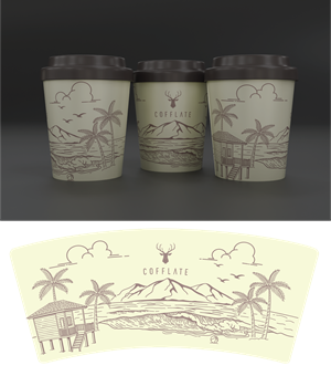 Tasse- und Becher-Design von Alike für COFFLATE | Design: #37298928