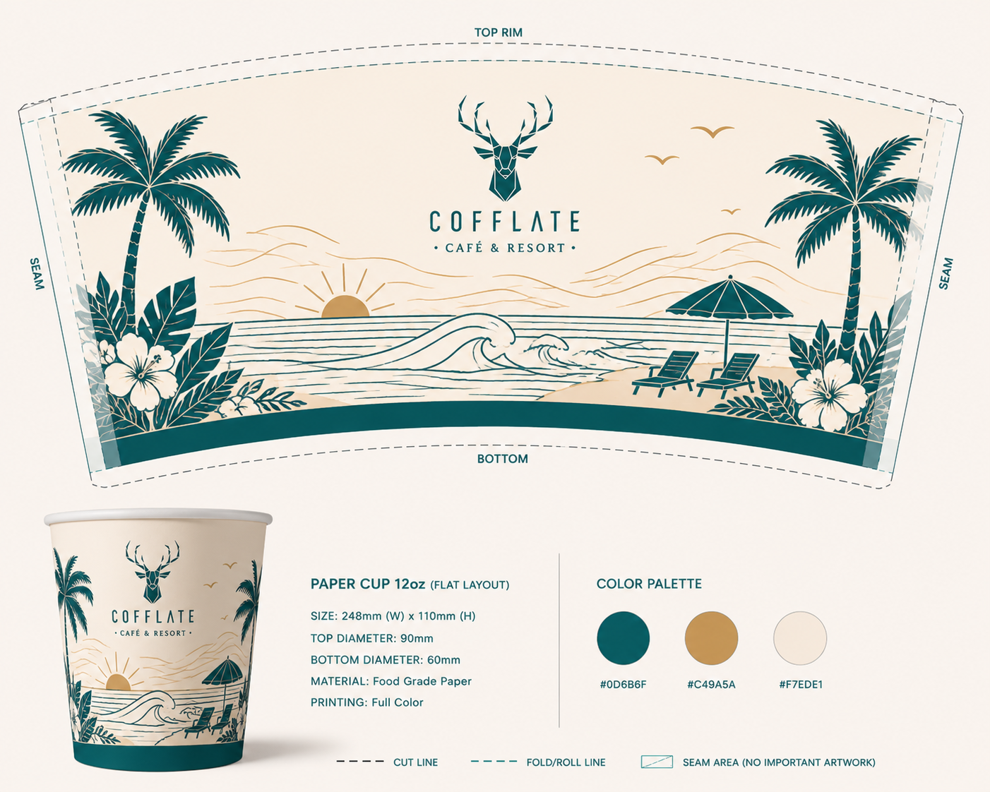 Tasse- und Becher-Design von D0NY für COFFLATE | Design #37297800