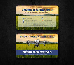 Visitenkarten-Design von jk_studio für Highfield Drone Services | Design: #37277676
