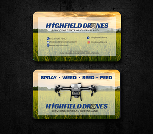Visitenkarten-Design von jk_studio für Highfield Drone Services | Design: #37277704