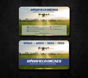 Business Card Design by jk_studio for Highfield Drone Services | Design #37279379