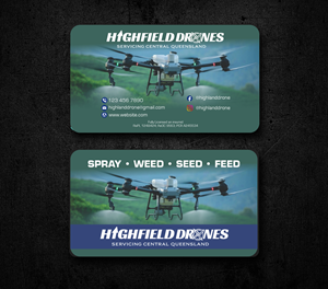 Visitenkarten-Design von jk_studio für Highfield Drone Services | Design: #37279398