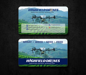 Visitenkarten-Design von jk_studio für Highfield Drone Services | Design: #37279454