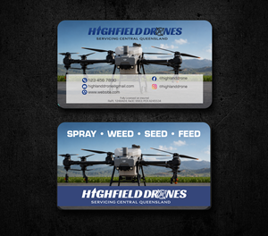 Visitenkarten-Design von jk_studio für Highfield Drone Services | Design: #37279477