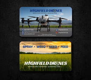 Visitenkarten-Design von jk_studio für Highfield Drone Services | Design: #37283498