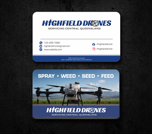 Visitenkarten-Design von jk_studio für Highfield Drone Services | Design: #37295461