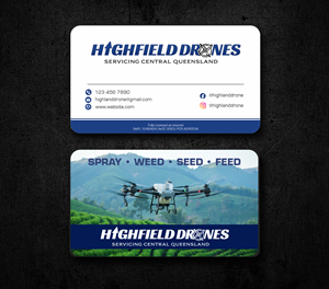 Visitenkarten-Design von jk_studio für Highfield Drone Services | Design: #37295473