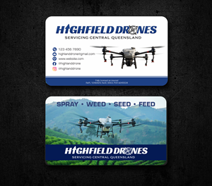 Visitenkarten-Design von jk_studio für Highfield Drone Services | Design: #37295511