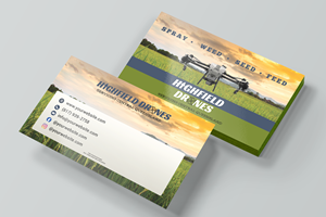 Visitenkarten-Design von DesignerShahadat für Highfield Drone Services | Design: #37277473
