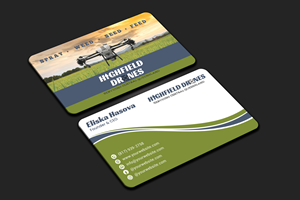 Visitenkarten-Design von DesignerShahadat für Highfield Drone Services | Design: #37277534