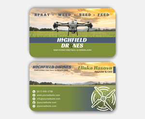 Visitenkarten-Design von DesignerShahadat für Highfield Drone Services | Design: #37277551
