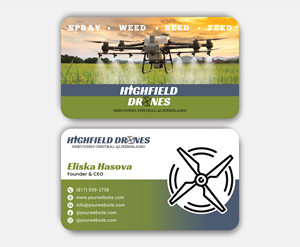 Visitenkarten-Design von DesignerShahadat für Highfield Drone Services | Design: #37279673