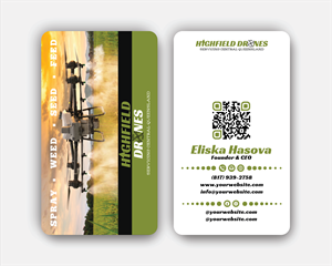 Visitenkarten-Design von DesignerShahadat für Highfield Drone Services | Design: #37280179