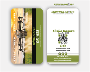 Visitenkarten-Design von DesignerShahadat für Highfield Drone Services | Design: #37280183