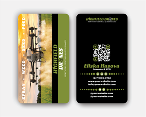 Visitenkarten-Design von DesignerShahadat für Highfield Drone Services | Design: #37280184