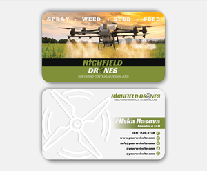Visitenkarten-Design von DesignerShahadat für Highfield Drone Services | Design: #37280192