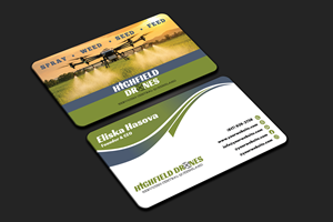 Visitenkarten-Design von DesignerShahadat für Highfield Drone Services | Design: #37280199
