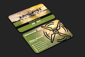 Visitenkarten-Design von DesignerShahadat für Highfield Drone Services | Design: #37280368