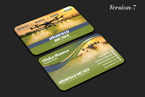 Visitenkarten-Design von DesignerShahadat für Highfield Drone Services | Design: #37280390