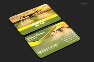 Visitenkarten-Design von DesignerShahadat für Highfield Drone Services | Design: #37281016