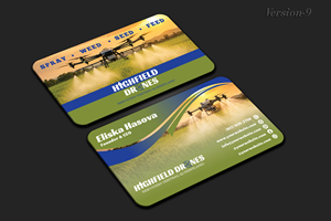 Visitenkarten-Design von DesignerShahadat für Highfield Drone Services | Design: #37281058