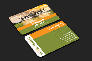 Visitenkarten-Design von DesignerShahadat für Highfield Drone Services | Design: #37281333