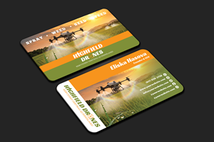 Visitenkarten-Design von DesignerShahadat für Highfield Drone Services | Design: #37281359