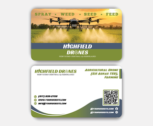 Visitenkarten-Design von DesignerShahadat für Highfield Drone Services | Design: #37283084