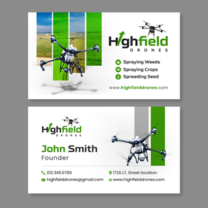Visitenkarten-Design von debdesign für Highfield Drone Services | Design: #37286999