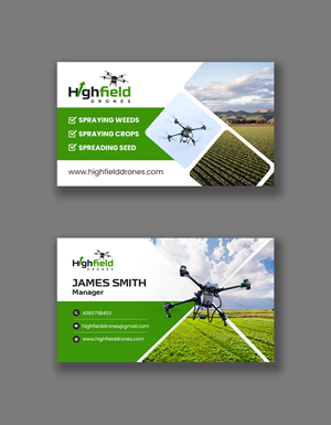 Visitenkarten-Design von debdesign für Highfield Drone Services | Design: #37287092