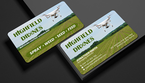 Visitenkarten-Design von Creations Box 2015 für Highfield Drone Services | Design: #37281497