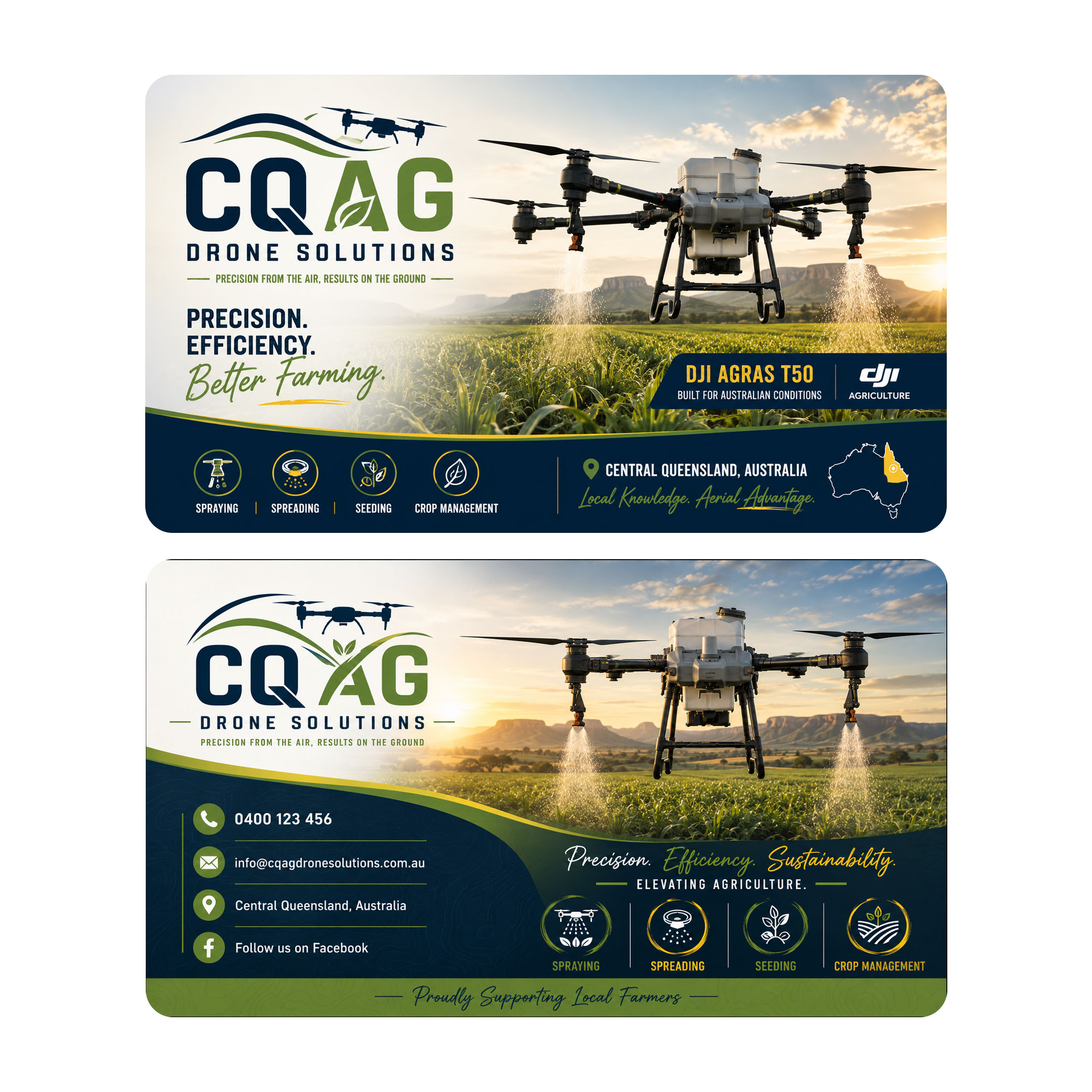 Visitenkarten-Design von rainbowmagic2017 für Highfield Drone Services | Design #37283085
