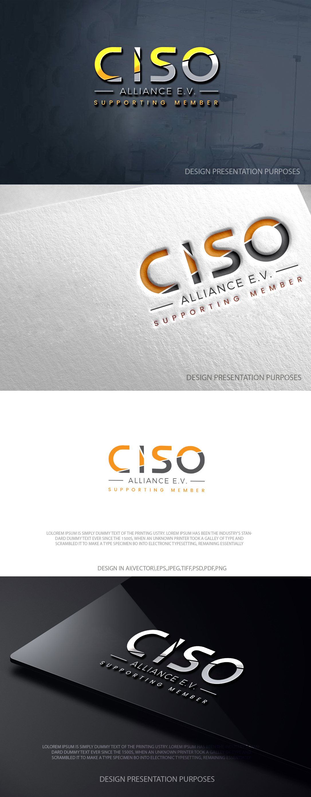 Logo Design by zebronicgraphic for CISO Alliance e.V. | Design #37283416