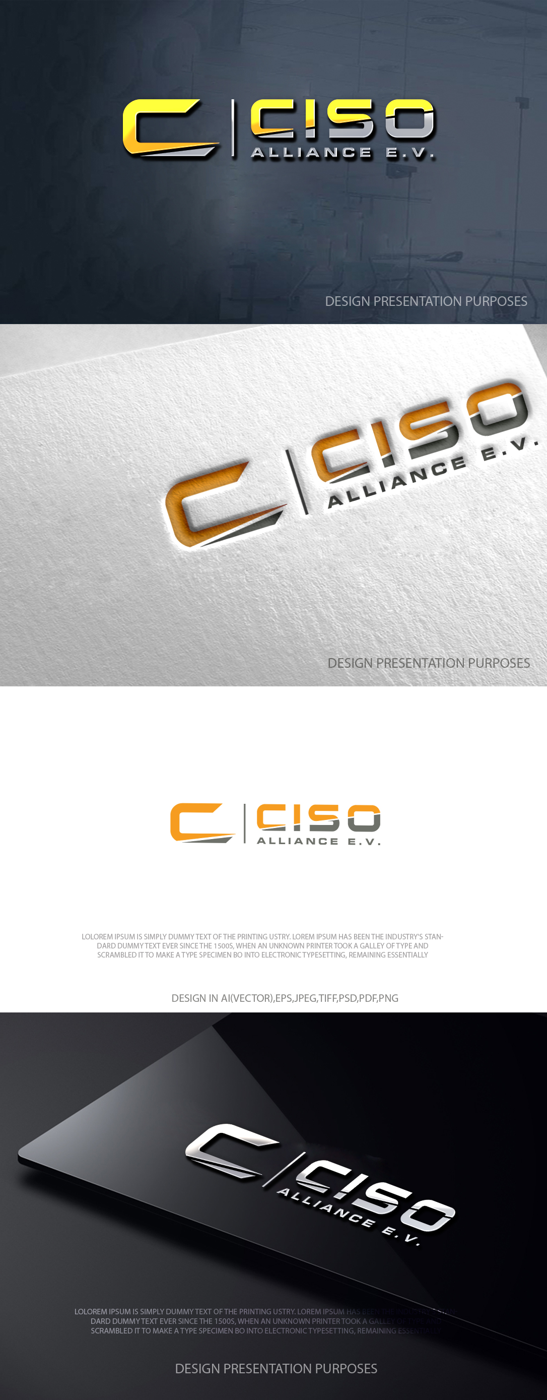 Logo Design by zebronicgraphic for CISO Alliance e.V. | Design #37283417