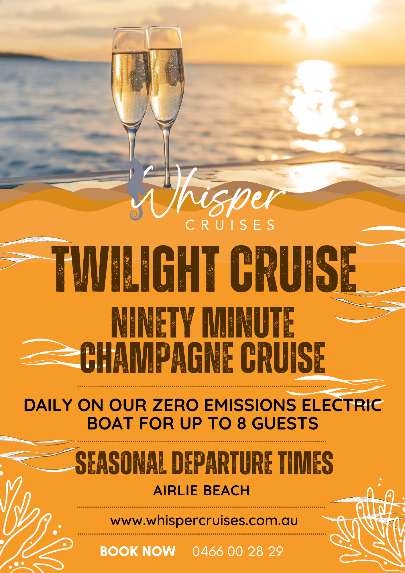 Diseño de Brochure por James para Whisper Cruises | Diseño #37298535